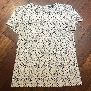 French Connection Lightweight, short, sleeve blouse, women’s US 6